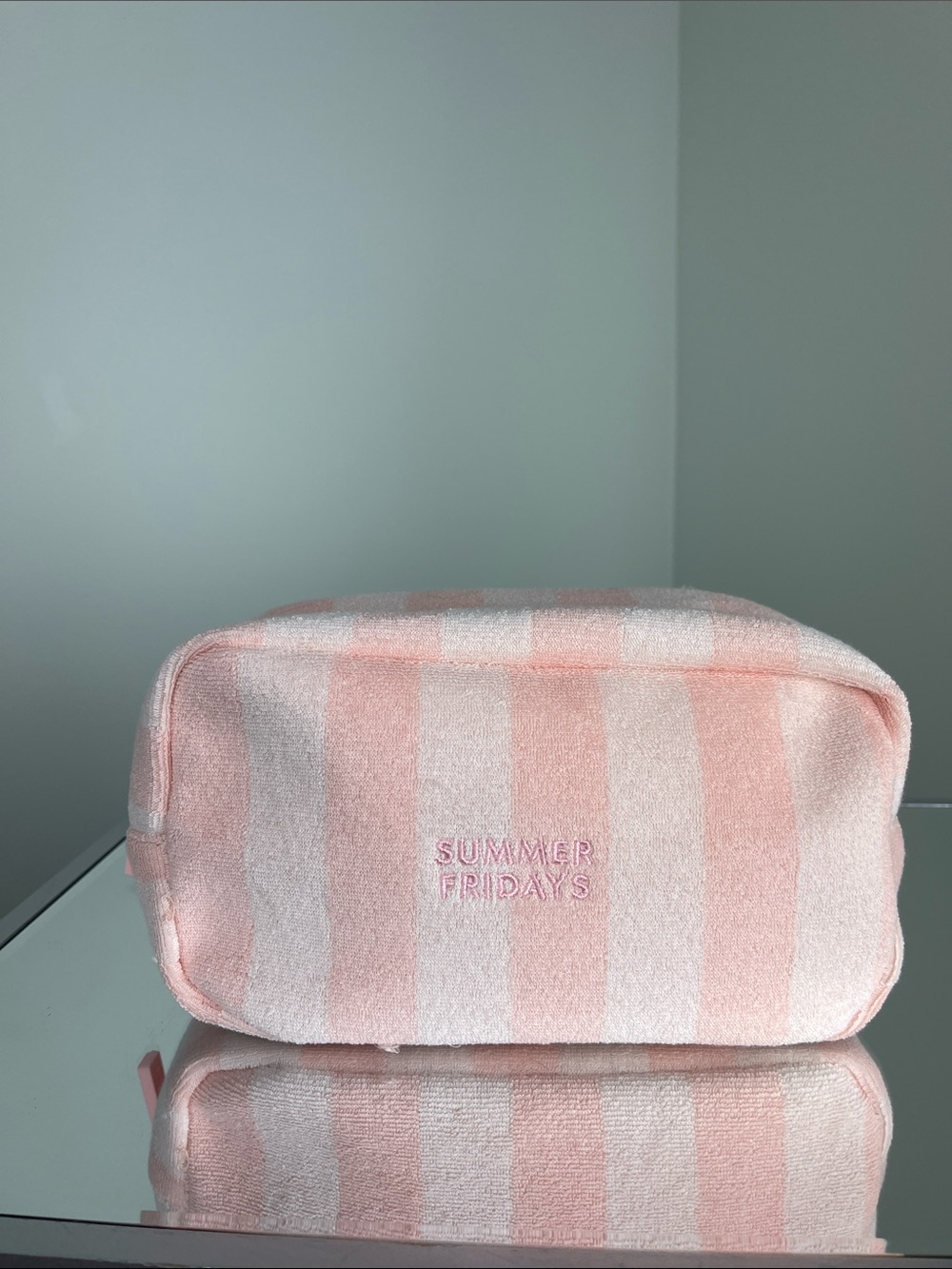 Summer Fridays Pink Stripe Bag – Brand New